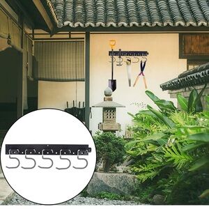 All Metal Garden Tool Organizer - Brown